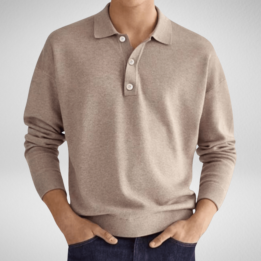 Męskie Polo z Długim Rękawem – Komfort i Elegancja w Każdym Dniu