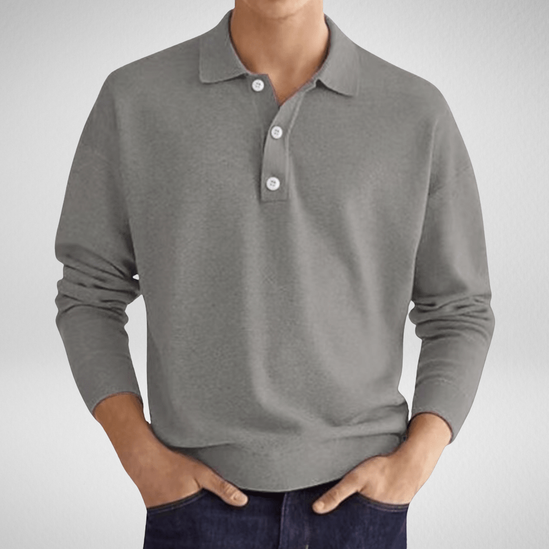 Męskie Polo z Długim Rękawem – Komfort i Elegancja w Każdym Dniu
