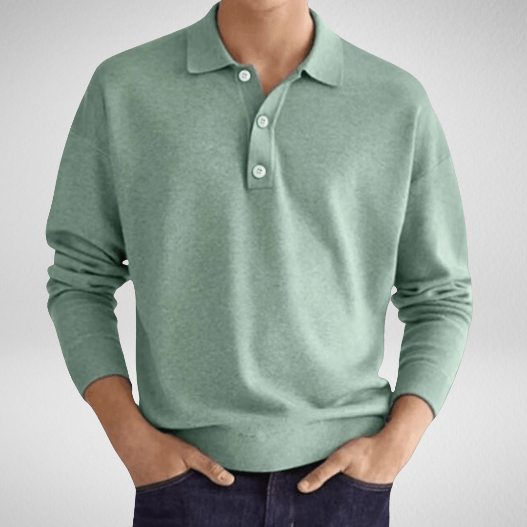 Męskie Polo z Długim Rękawem – Komfort i Elegancja w Każdym Dniu