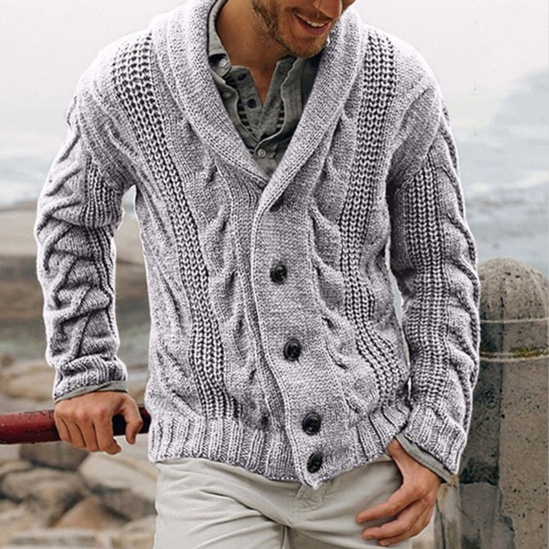 Męski kardigan wełniany – ciepło, styl i klasyka w jednym