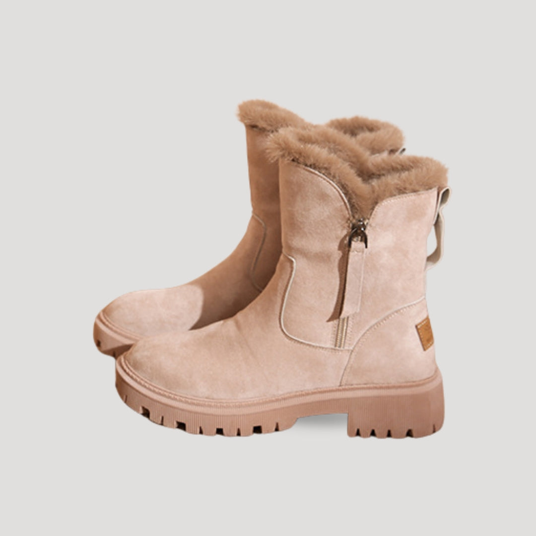 Damskie zimowe botki z futerkiem – ciepło, komfort i codzienny styl
