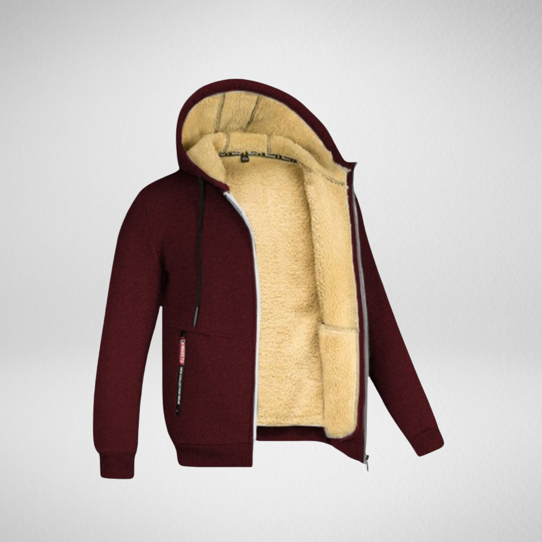 Męska ocieplana bluza z polarem – ciepło, wygoda i codzienny styl