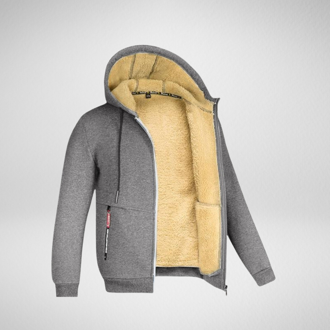 Męska ocieplana bluza z polarem – ciepło, wygoda i codzienny styl