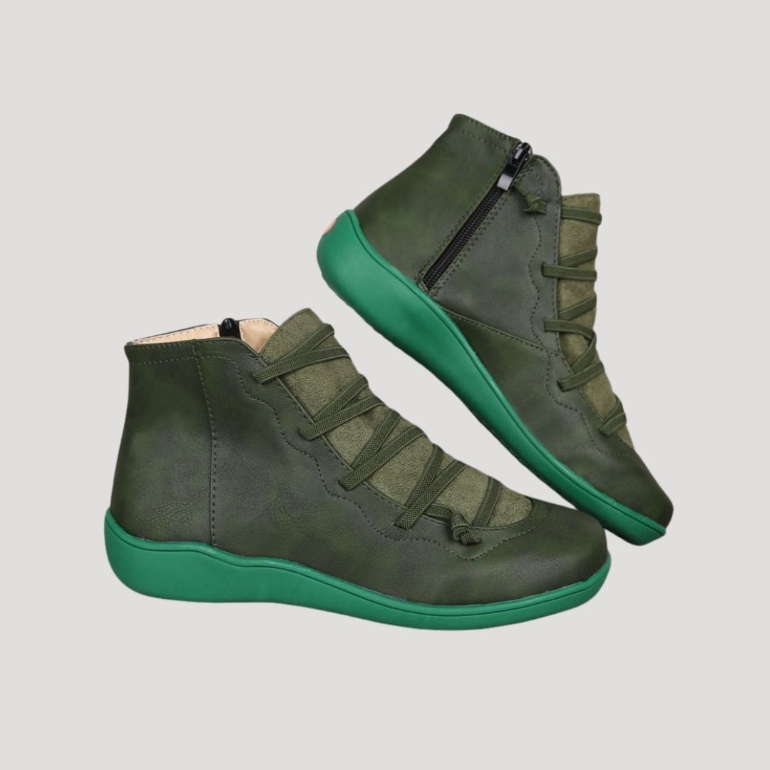 Damskie skórzane botki zimowe – ciepło, wodoodporność i codzienny komfort