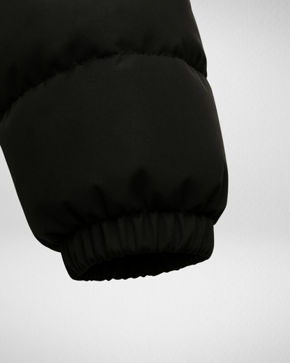 Męska Pikowana Kurtka Zimowa z Kapturrem