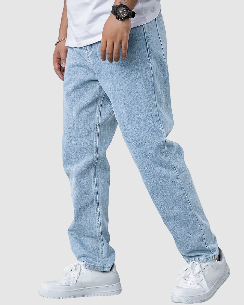 Męskie Jeansy Denim – Klasyczny Regular Fit