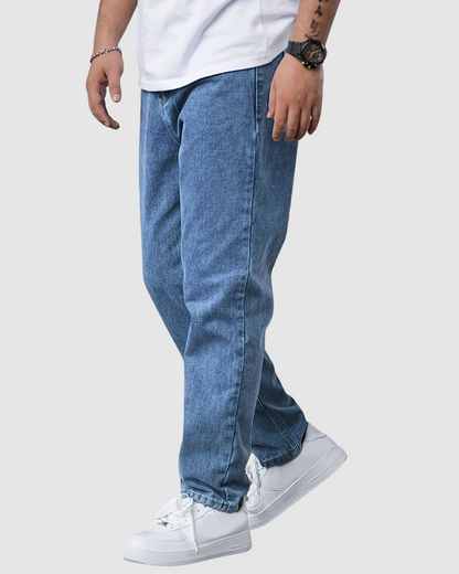 Męskie Jeansy Denim – Klasyczny Regular Fit