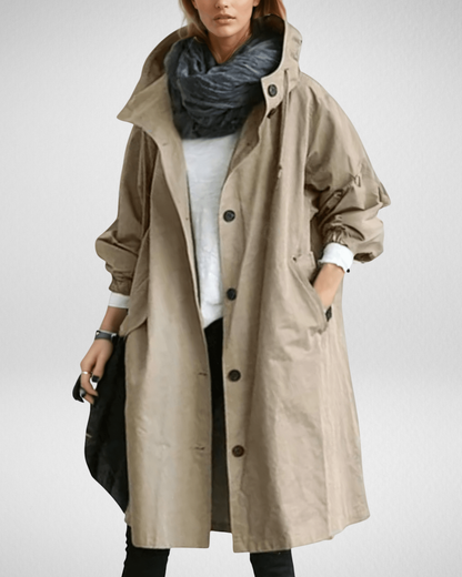 Klasyczny Trencz w Beżu – Idealny na Sezon Przejściowy