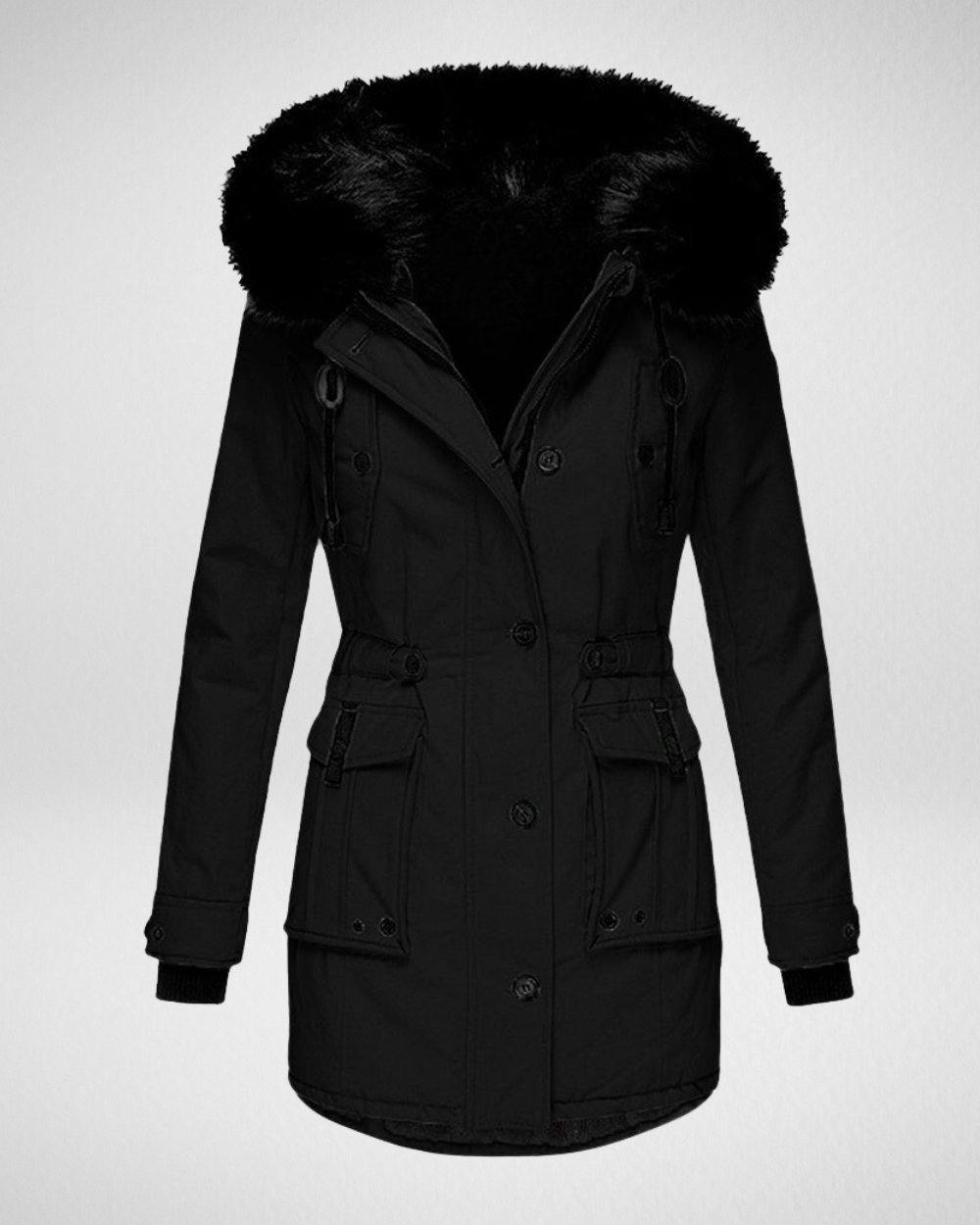 Elegancki damski parka – Ciepło i styl na chłodne dni