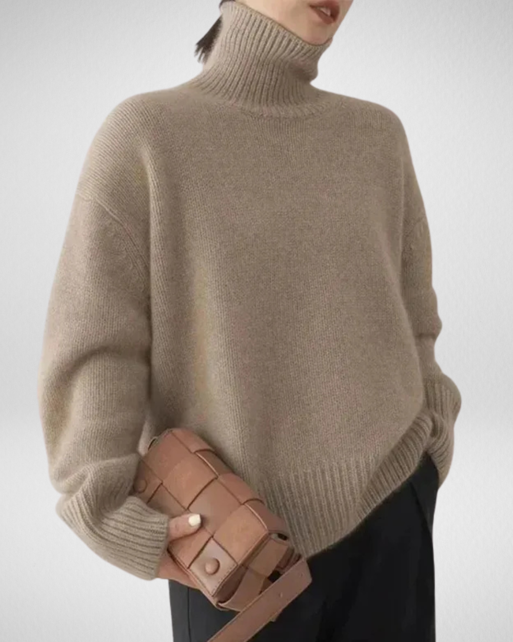 Damski golf z miękkiej dzianiny – elegancja i ciepło na chłodne dni