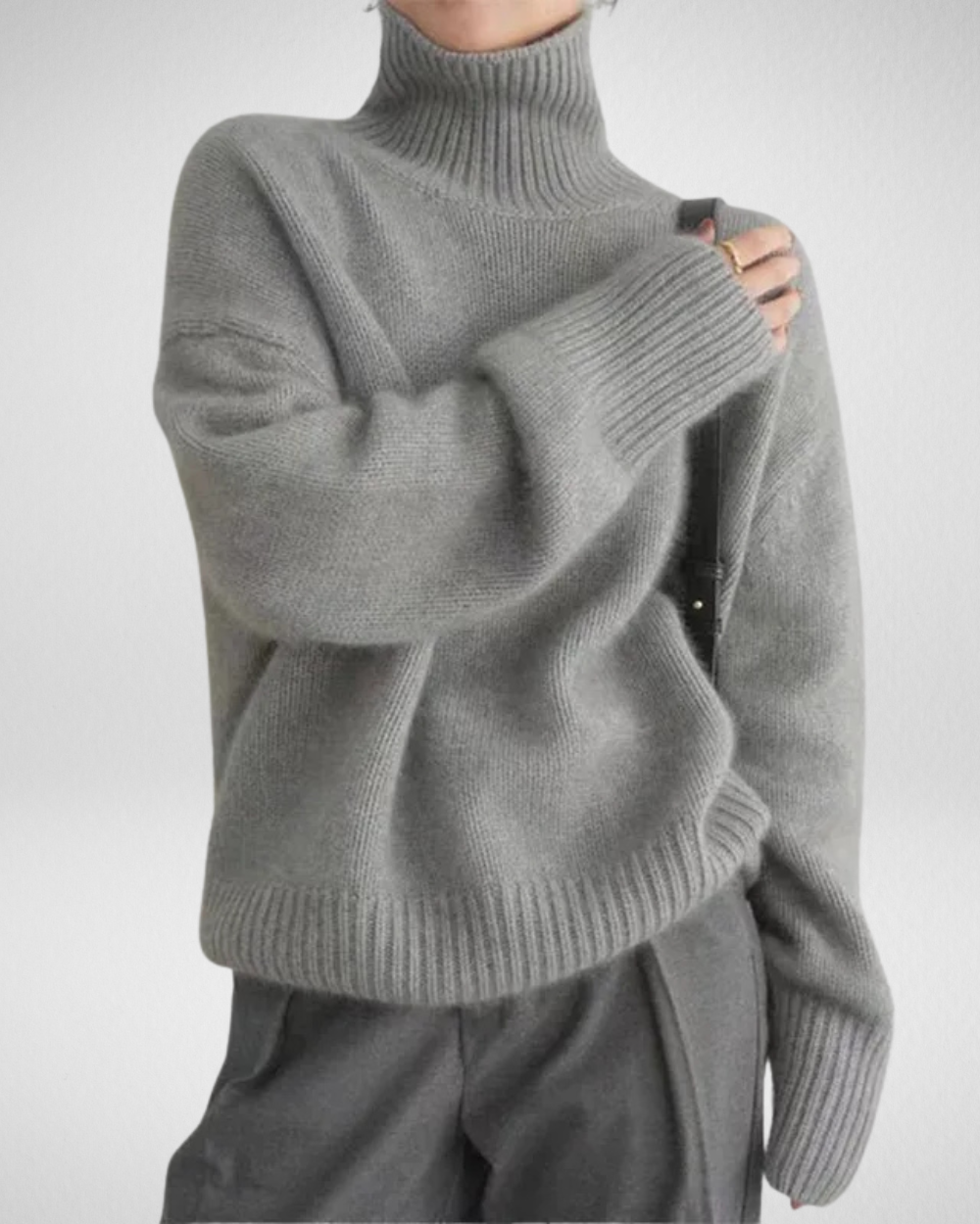 Damski golf z miękkiej dzianiny – elegancja i ciepło na chłodne dni