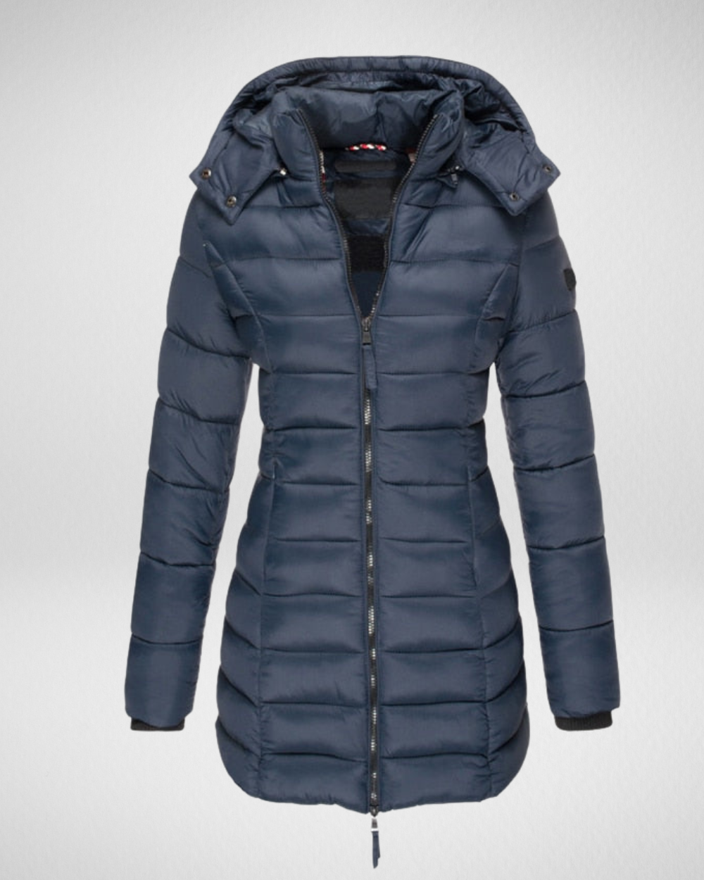 Damska pikowana kurtka z kapturem – styl i ciepło na zimę
