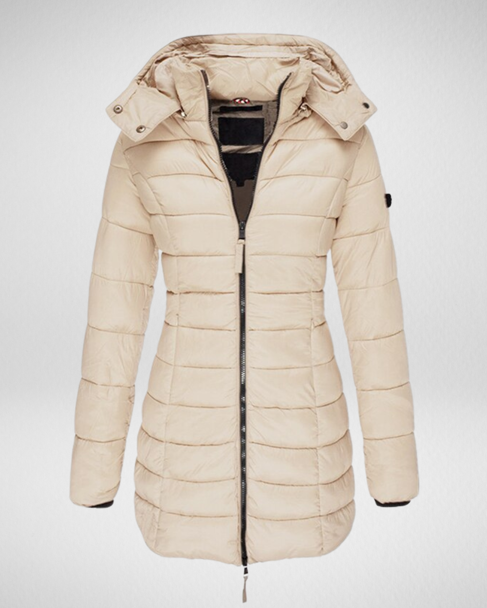 Damska pikowana kurtka z kapturem – styl i ciepło na zimę