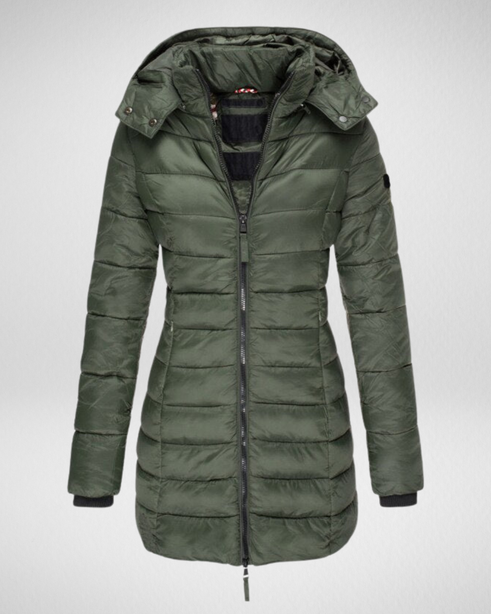Damska pikowana kurtka z kapturem – styl i ciepło na zimę
