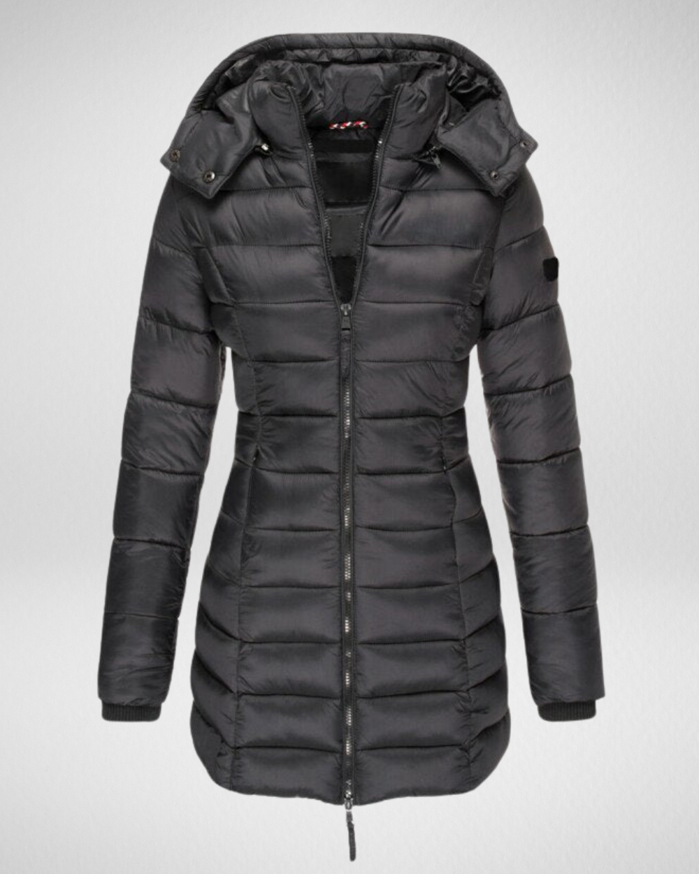 Damska pikowana kurtka z kapturem – styl i ciepło na zimę