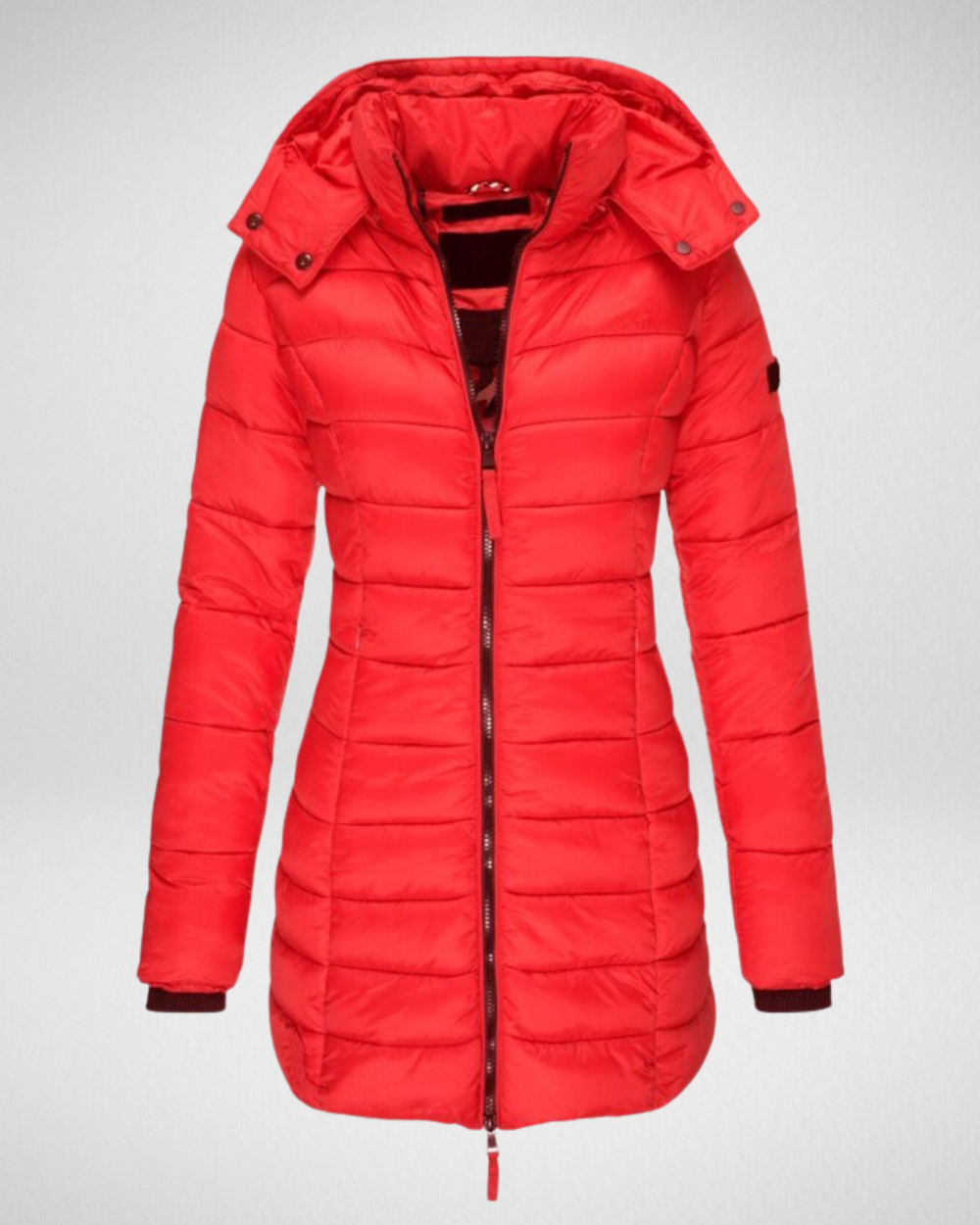 Damska pikowana kurtka z kapturem – styl i ciepło na zimę