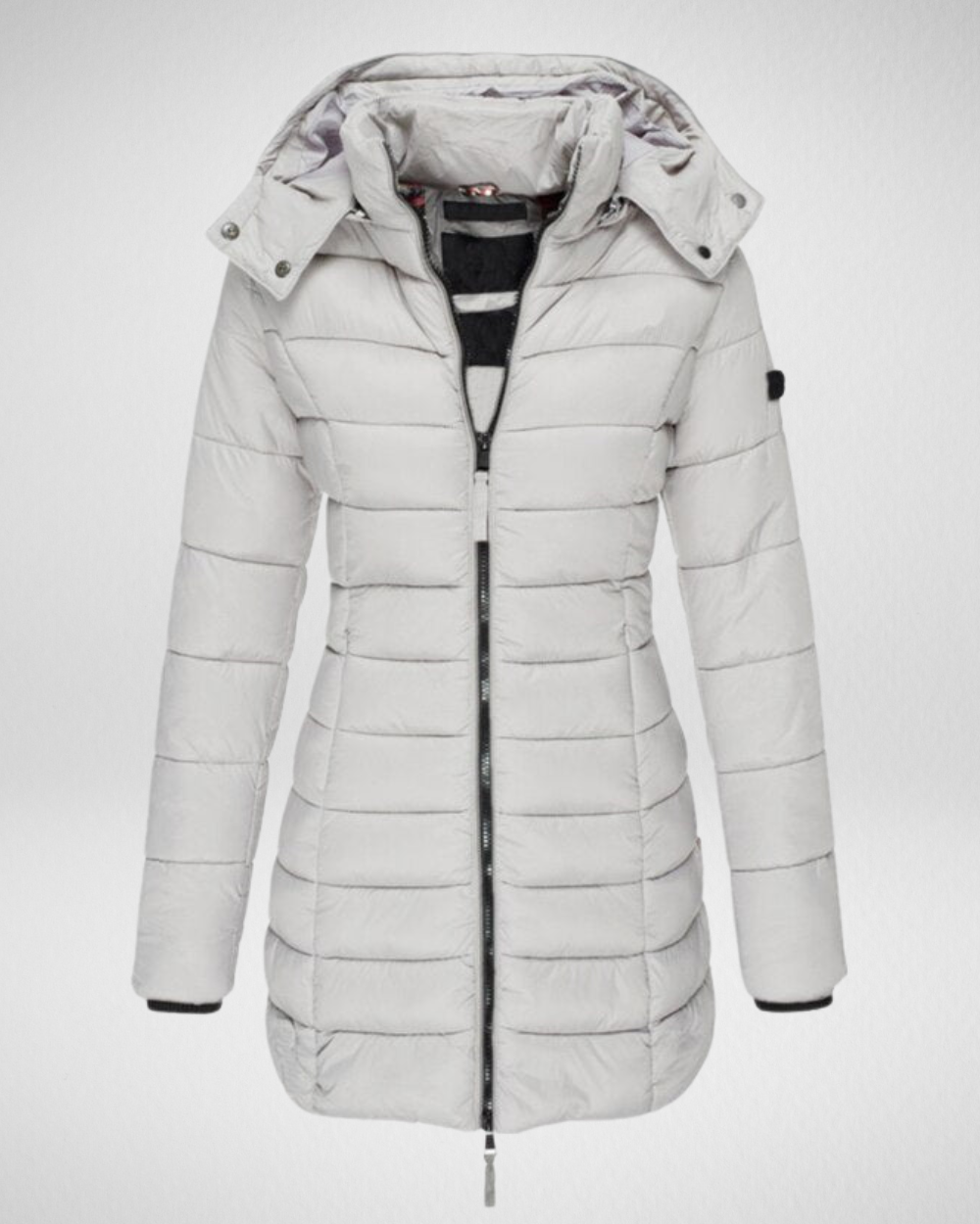 Damska pikowana kurtka z kapturem – styl i ciepło na zimę
