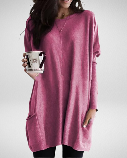 Długi sweter damski Sabina – styl i wygoda w jednym