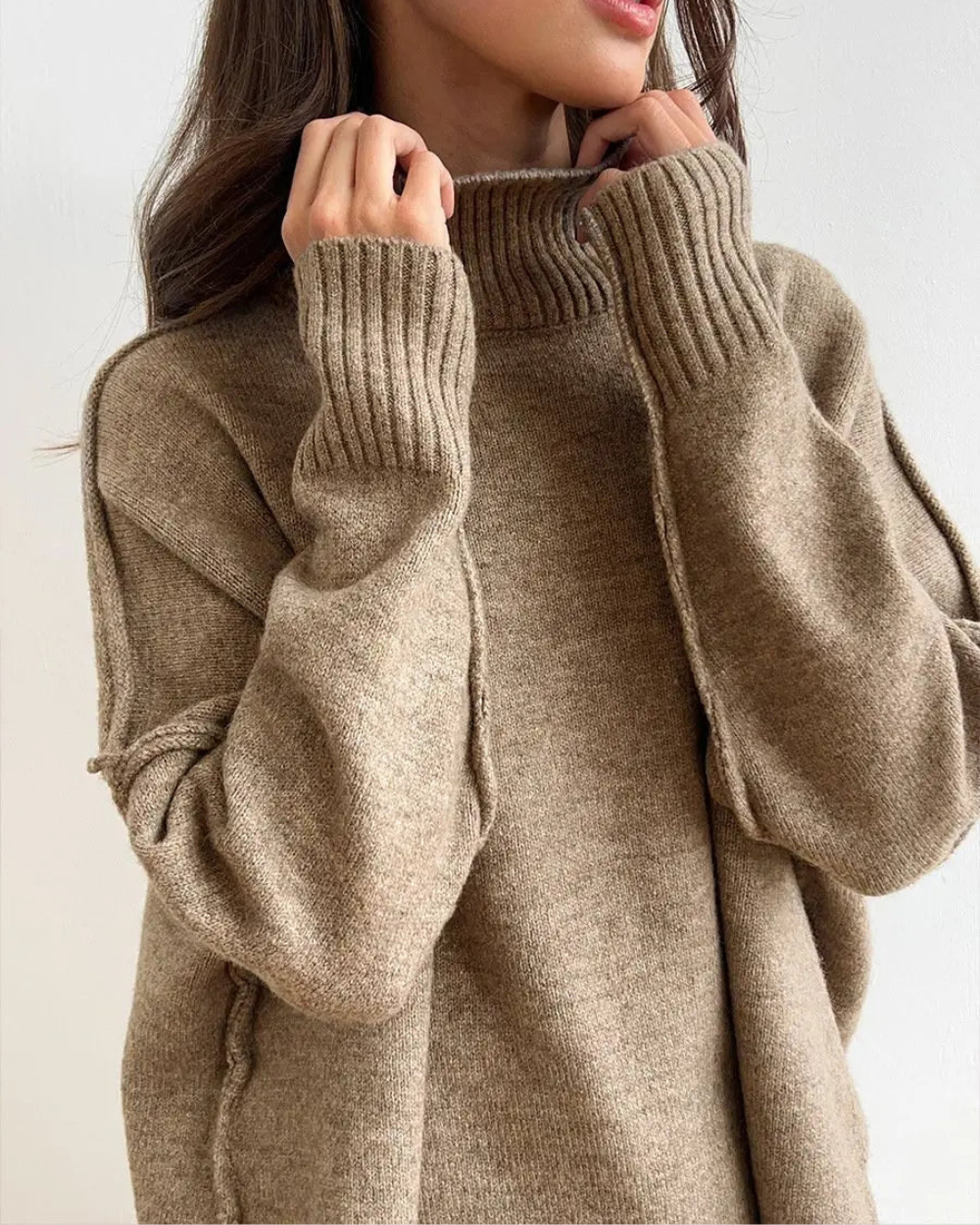 Dzianinowy komplet damski – miękki, stylowy i wygodny