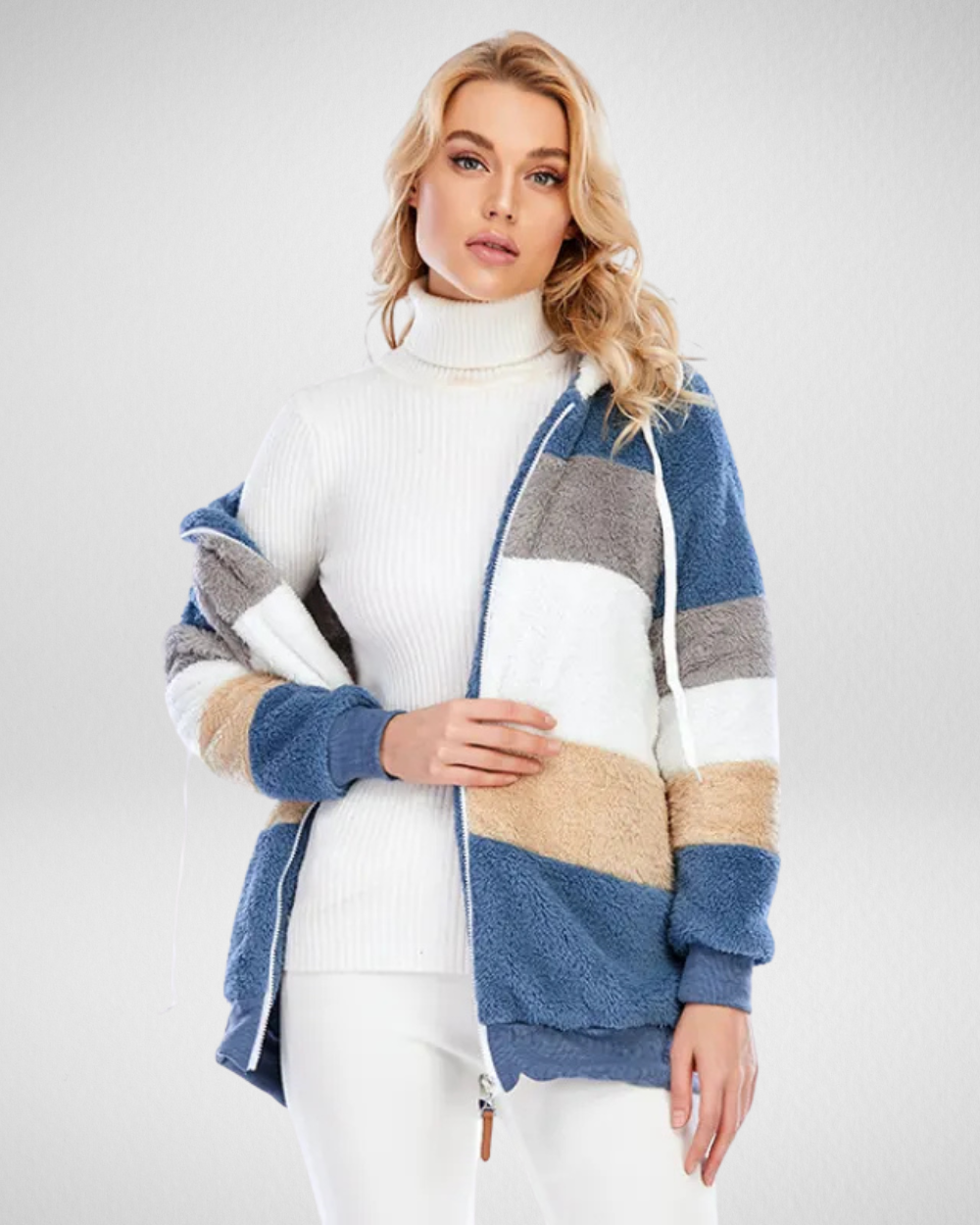 Bluza polarowa damska z zamkiem – miękkość i ciepło na chłodniejsze dni