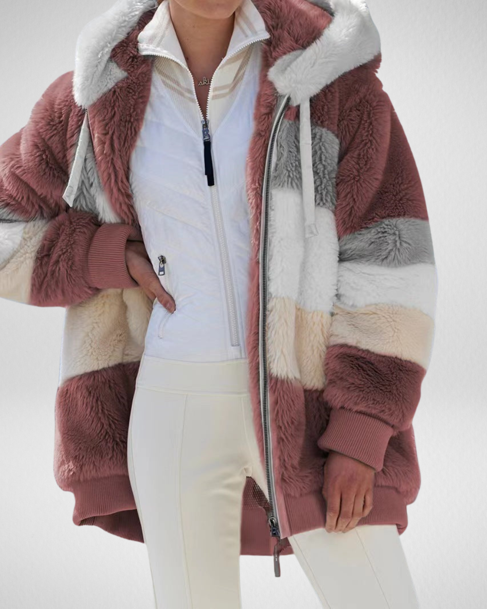 Bluza polarowa damska z zamkiem – miękkość i ciepło na chłodniejsze dni