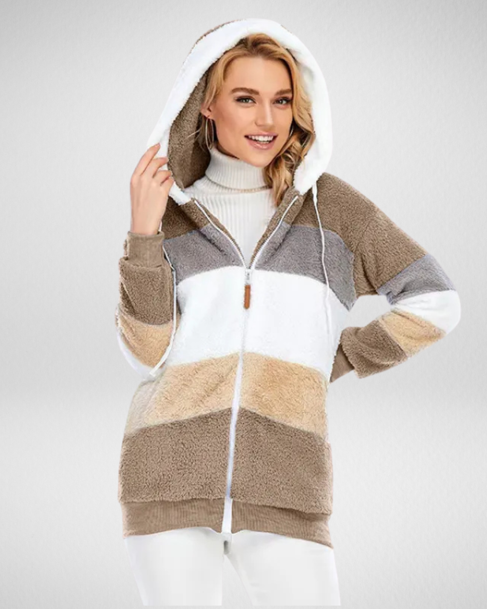 Bluza polarowa damska z zamkiem – miękkość i ciepło na chłodniejsze dni
