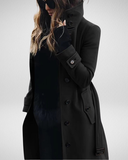 Elegancki płaszcz damski z paskiem – klasyka i szyk na chłodne dni