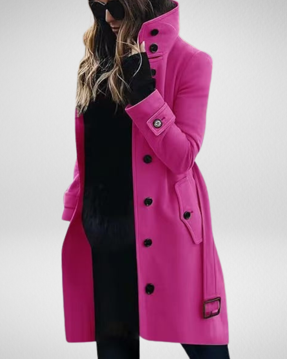 Elegancki płaszcz damski z paskiem – klasyka i szyk na chłodne dni