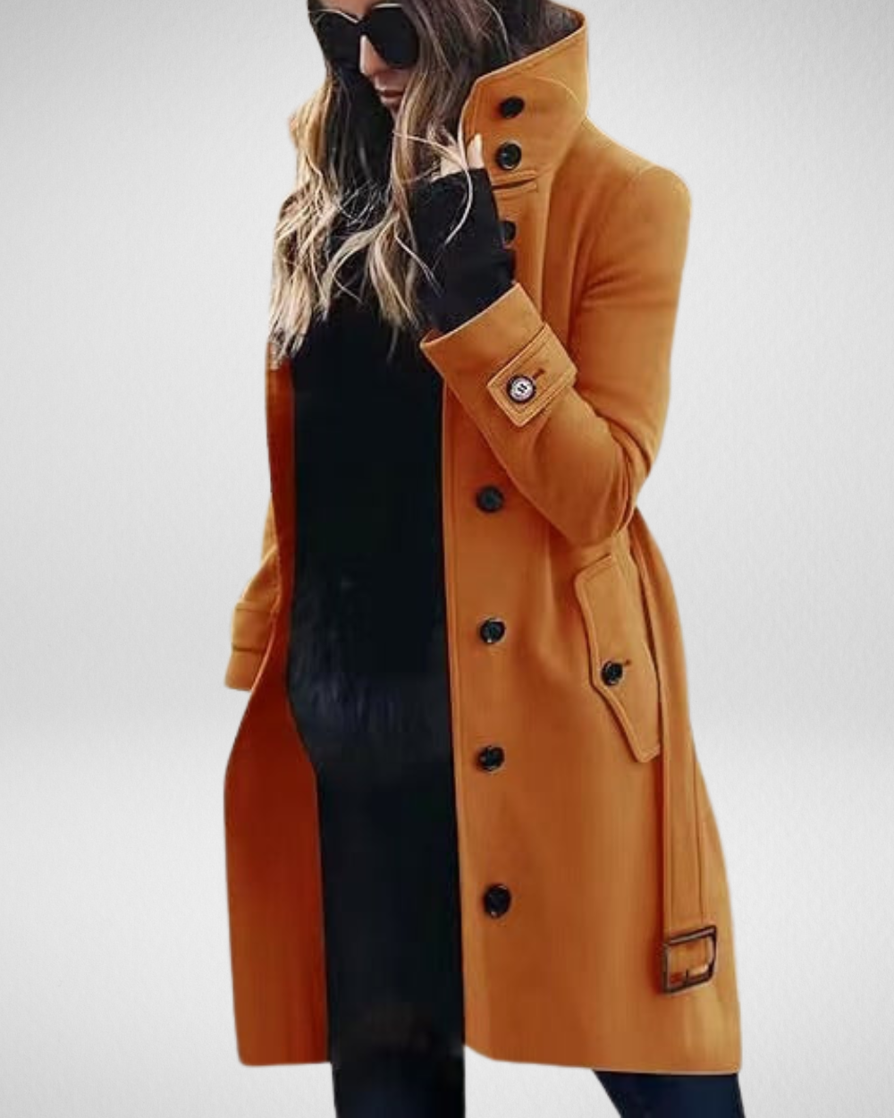 Elegancki płaszcz damski z paskiem – klasyka i szyk na chłodne dni