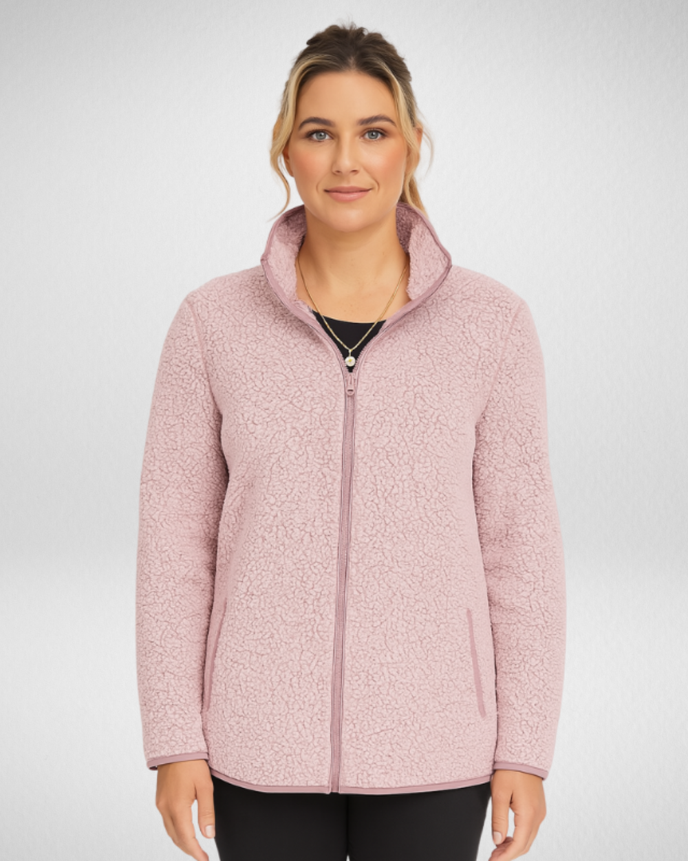 Damska bluza polarowa z zamkiem – ciepło i komfort na chłodne dni