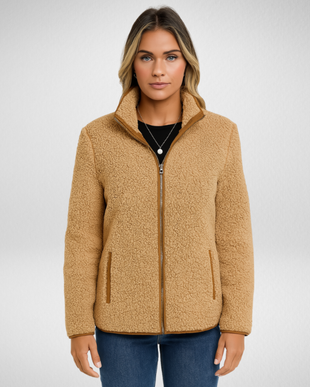 Damska bluza polarowa z zamkiem – ciepło i komfort na chłodne dni