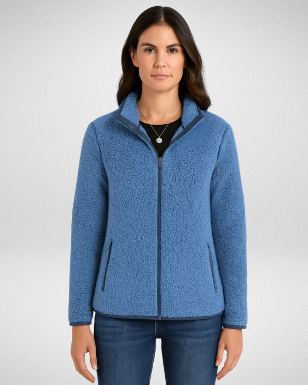 Damska bluza polarowa z zamkiem – ciepło i komfort na chłodne dni