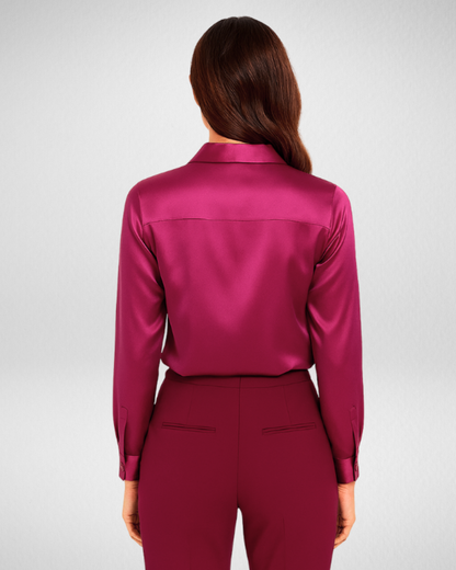 Damska satynowa koszula – elegancja i wygoda w każdej stylizacji