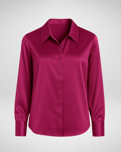 Damska satynowa koszula – elegancja i wygoda w każdej stylizacji