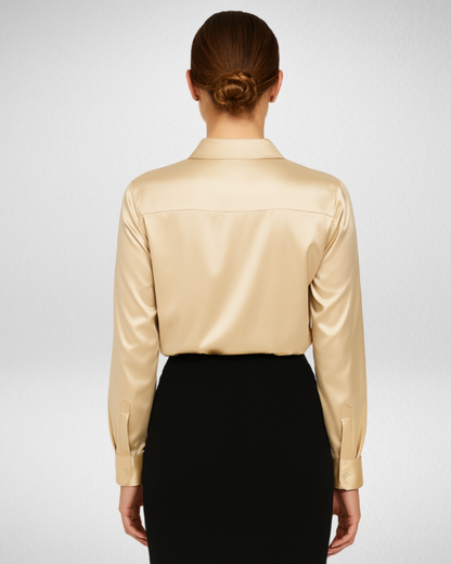 Damska satynowa koszula – elegancja i wygoda w każdej stylizacji