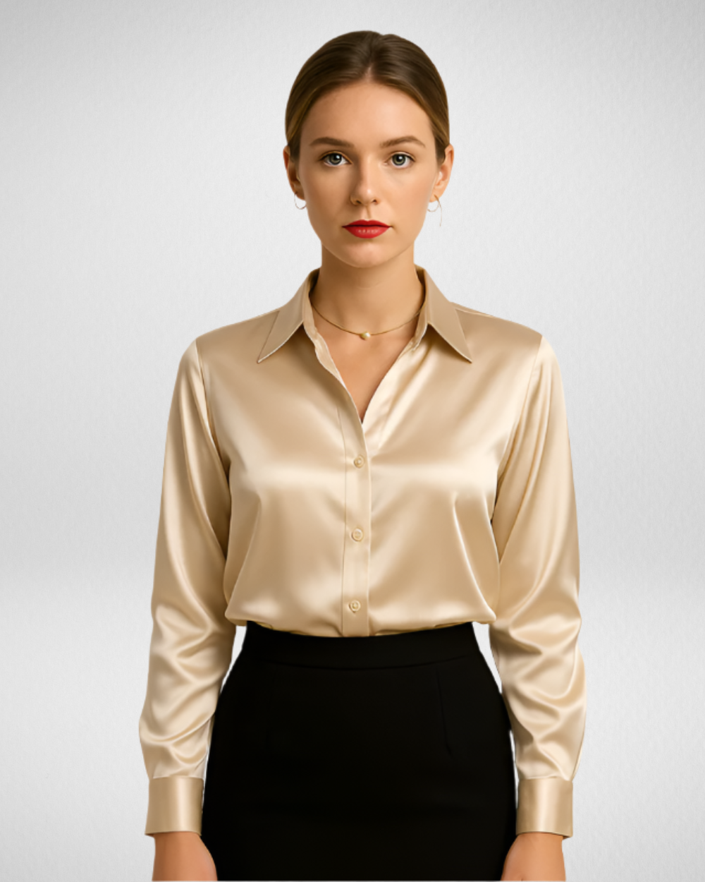 Damska satynowa koszula – elegancja i wygoda w każdej stylizacji