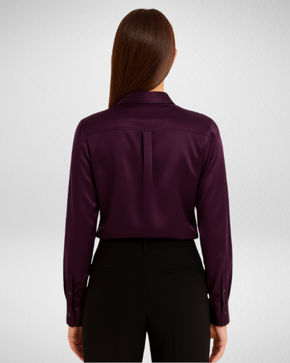 Damska satynowa koszula – elegancja i wygoda w każdej stylizacji