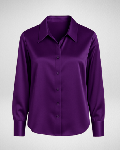 Damska satynowa koszula – elegancja i wygoda w każdej stylizacji