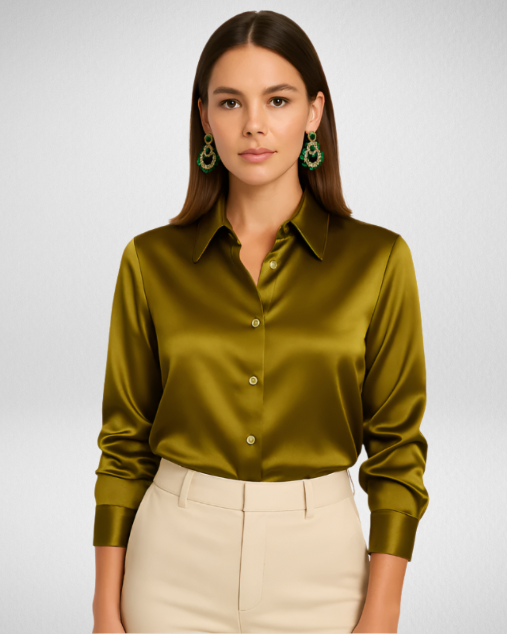 Damska satynowa koszula – elegancja i wygoda w każdej stylizacji