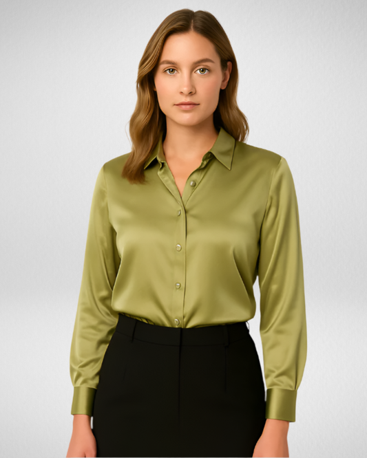 Damska satynowa koszula – elegancja i wygoda w każdej stylizacji