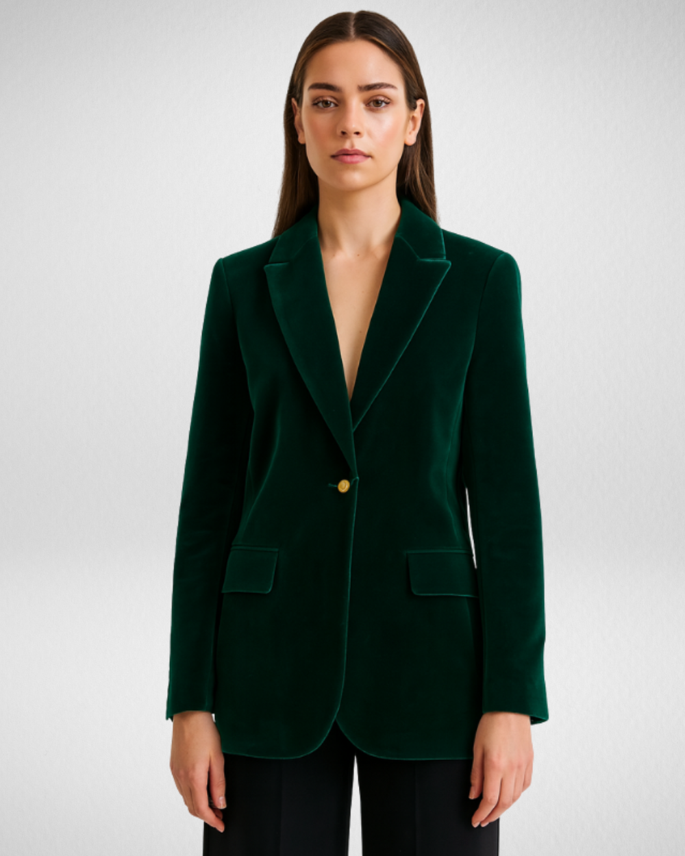 Damska aksamitna marynarka – elegancja i nowoczesny szyk