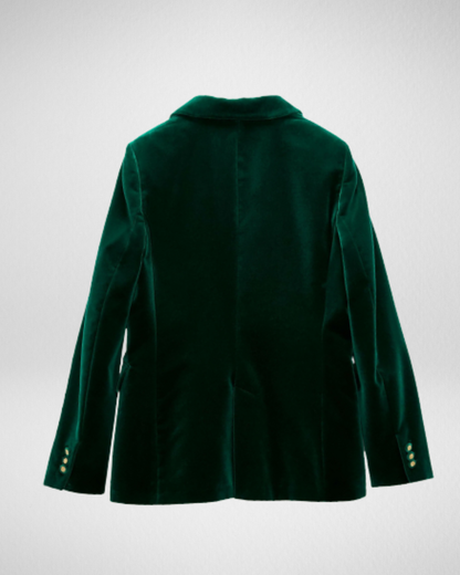 Damska aksamitna marynarka – elegancja i nowoczesny szyk