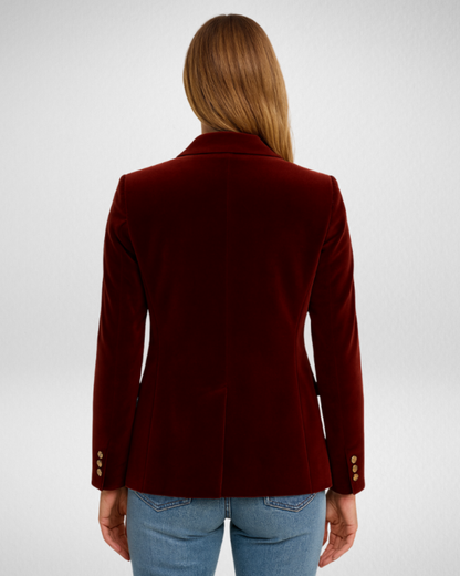 Damska aksamitna marynarka – elegancja i nowoczesny szyk