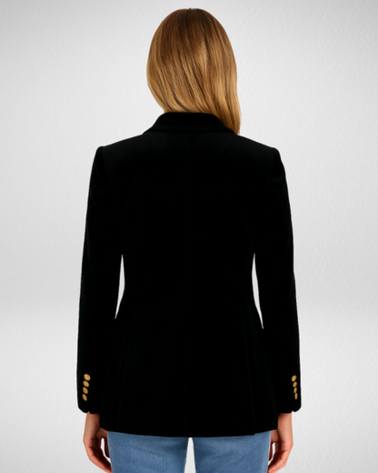 Damska aksamitna marynarka – elegancja i nowoczesny szyk
