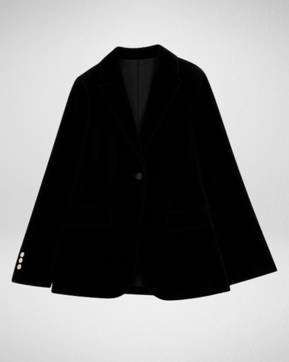 Damska aksamitna marynarka – elegancja i nowoczesny szyk