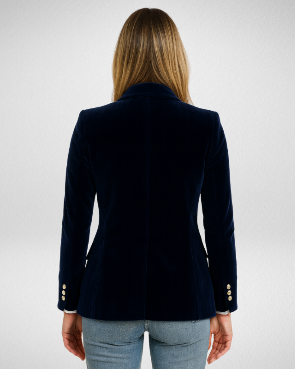 Damska aksamitna marynarka – elegancja i nowoczesny szyk