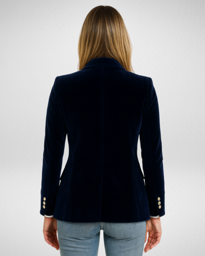 Damska aksamitna marynarka – elegancja i nowoczesny szyk
