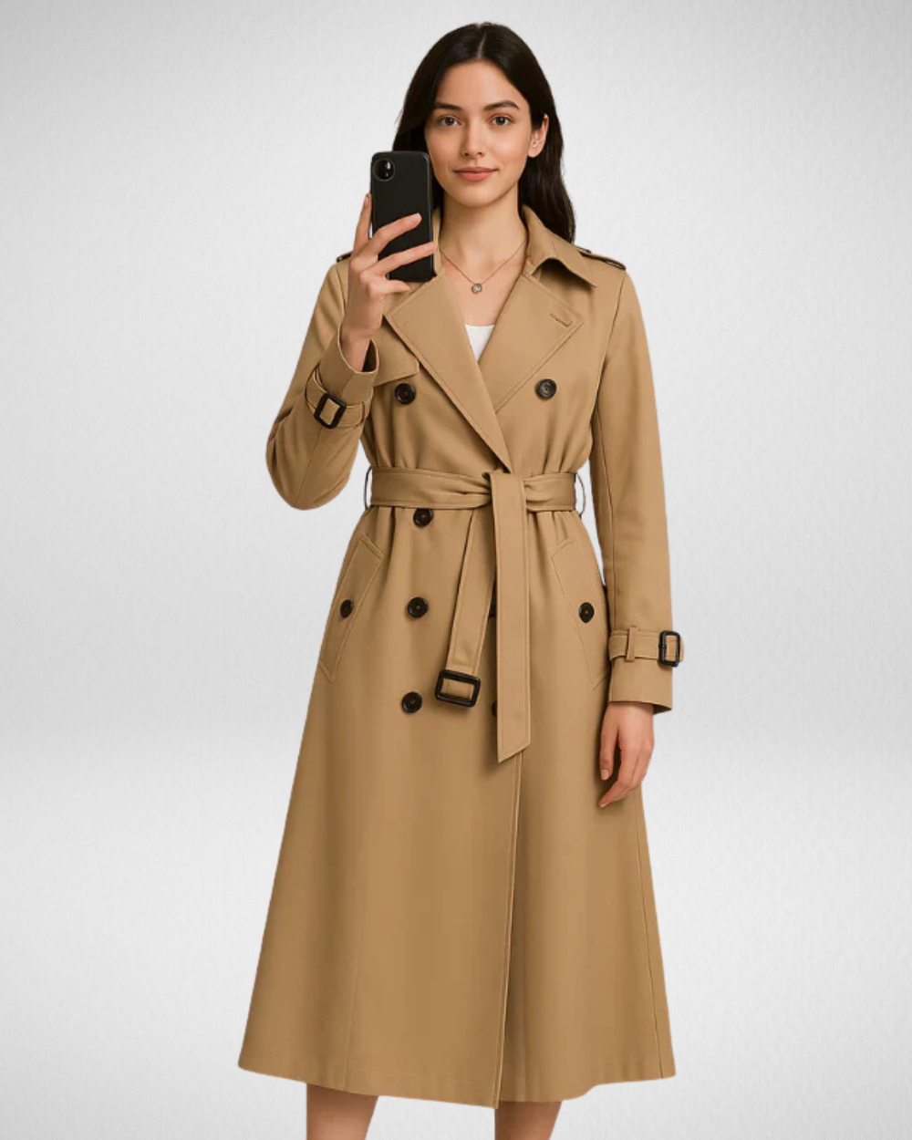 Damski klasyczny trencz – ponadczasowa elegancja na każdą okazję