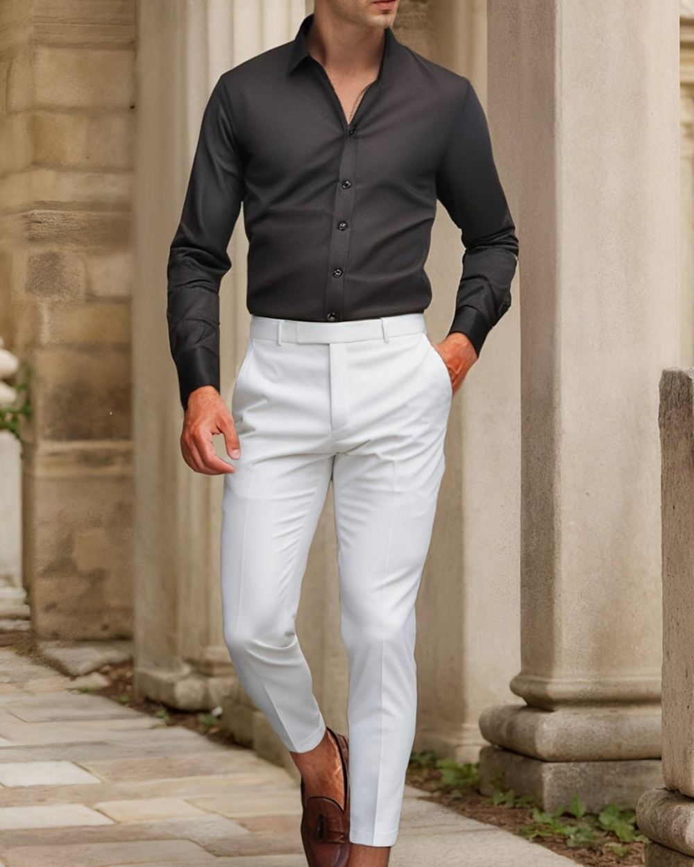 Elegancka koszula męska Slim Fit – styl i komfort w nowoczesnym wydaniu