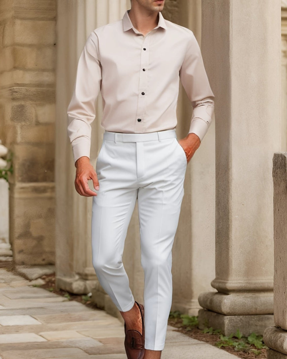 Elegancka koszula męska Slim Fit – styl i komfort w nowoczesnym wydaniu